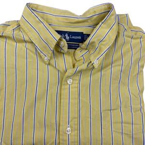 Ralph Lauren Vintage Button Down Striped Shirt XL